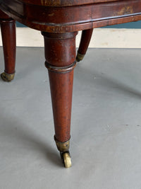 Late 19th Century High Backed Library Chair