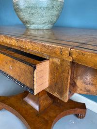 A George IV Burr Elm Pedestal Table