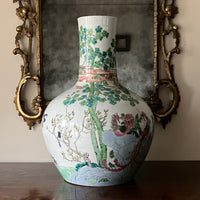 A Large 20th Century Chinese Famille Verte Vase