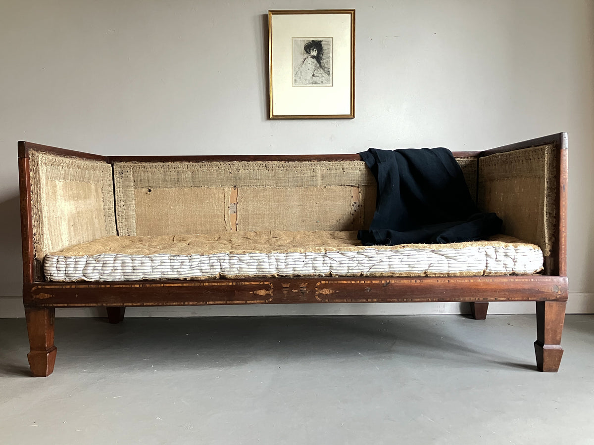 An Early 19th Century Mahogany Inlaid Sofa