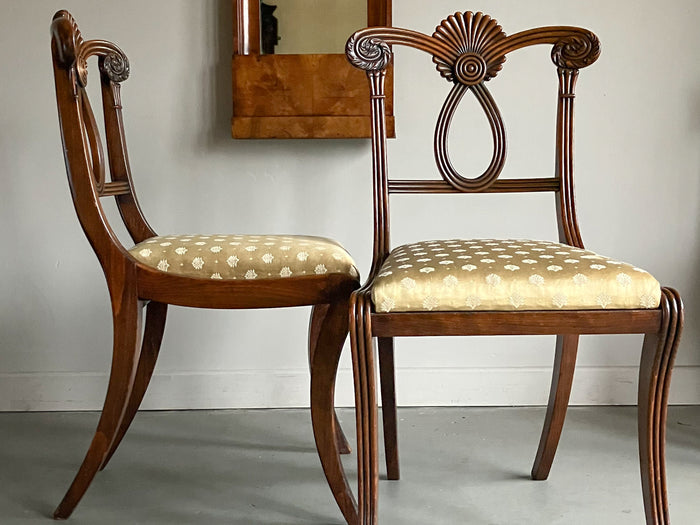 A Set of Four Regency Chairs