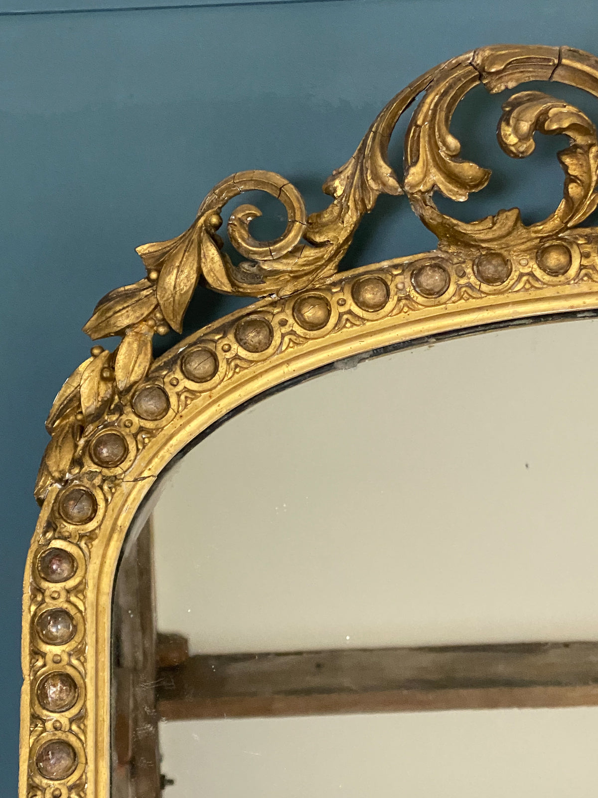 A Mid 19th Century Giltwood Pier Mirror