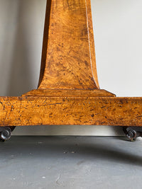 Regency Burr Ash Card Table