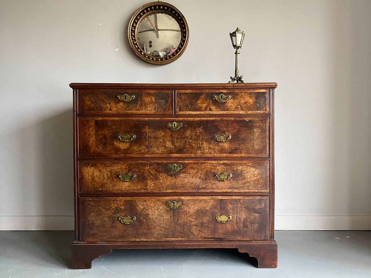 George I Walnut Chest of Drawers