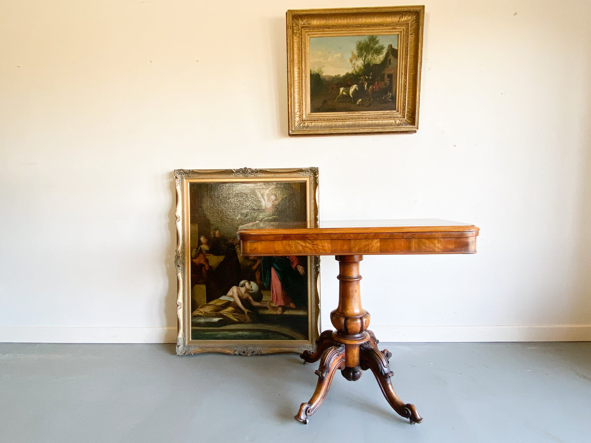 Mid 19th Century Walnut Tea Table