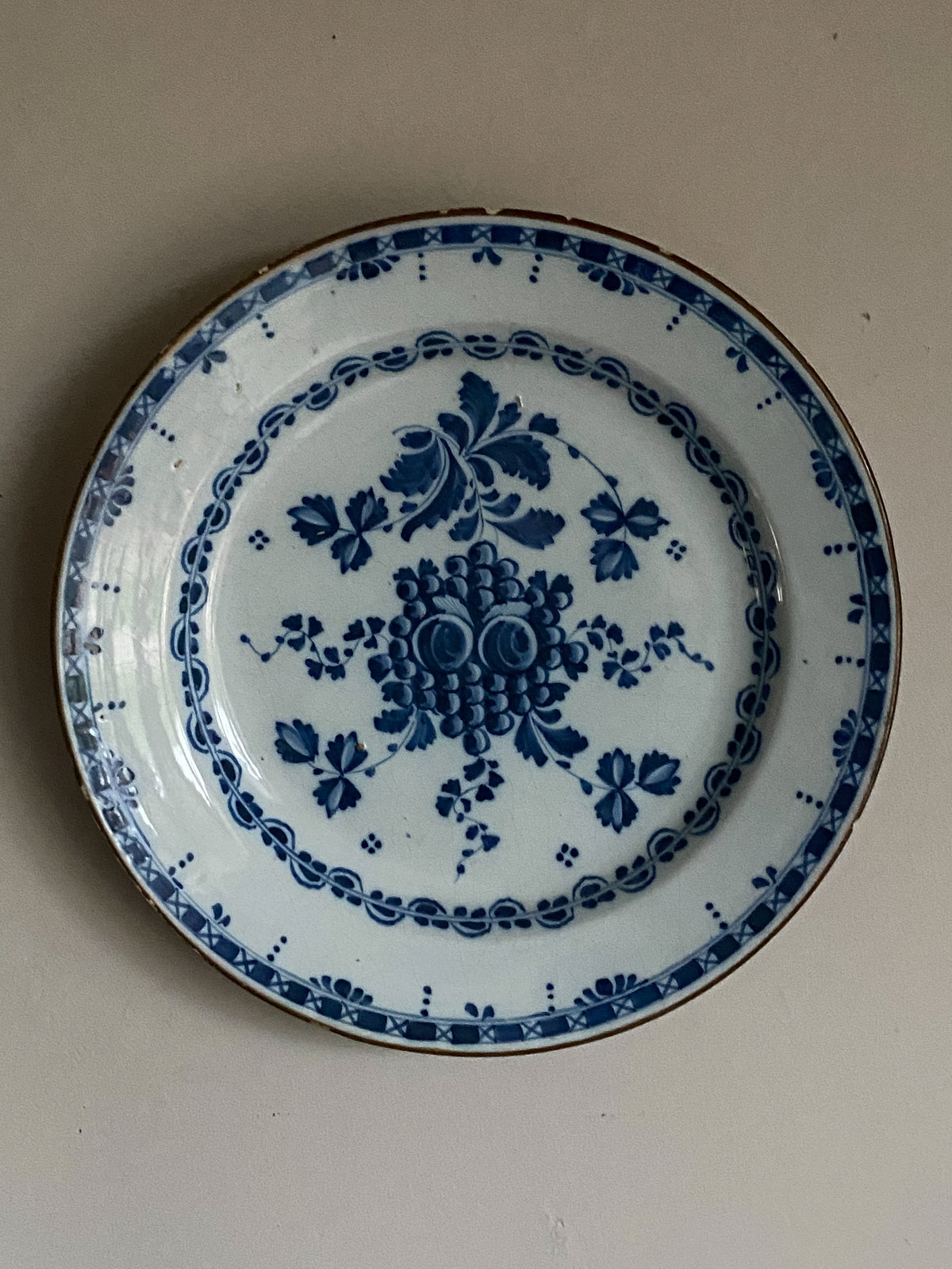 A Pair 0f Late 18th Century Delft Chargers