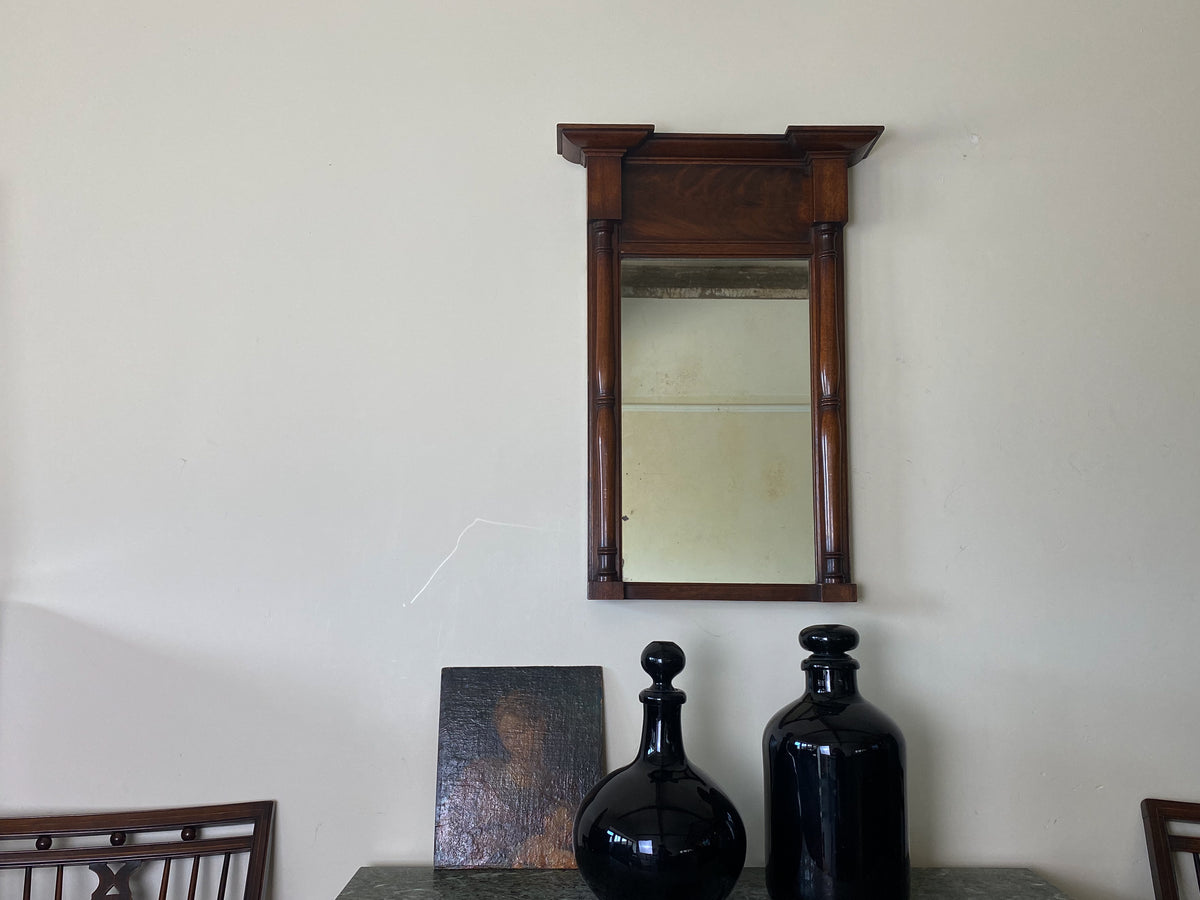 19th Century Mahogany Pier Mirror