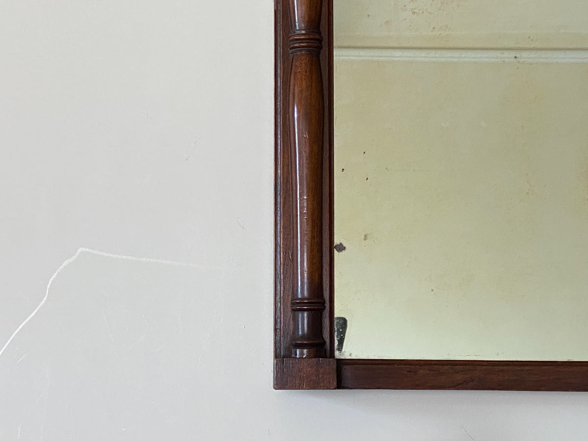 19th Century Mahogany Pier Mirror