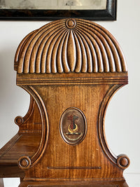 A Set of Early 19th Century Mahogany Hall Chairs