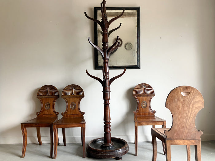 A Mid 19th Century Mahogany Hall Stand