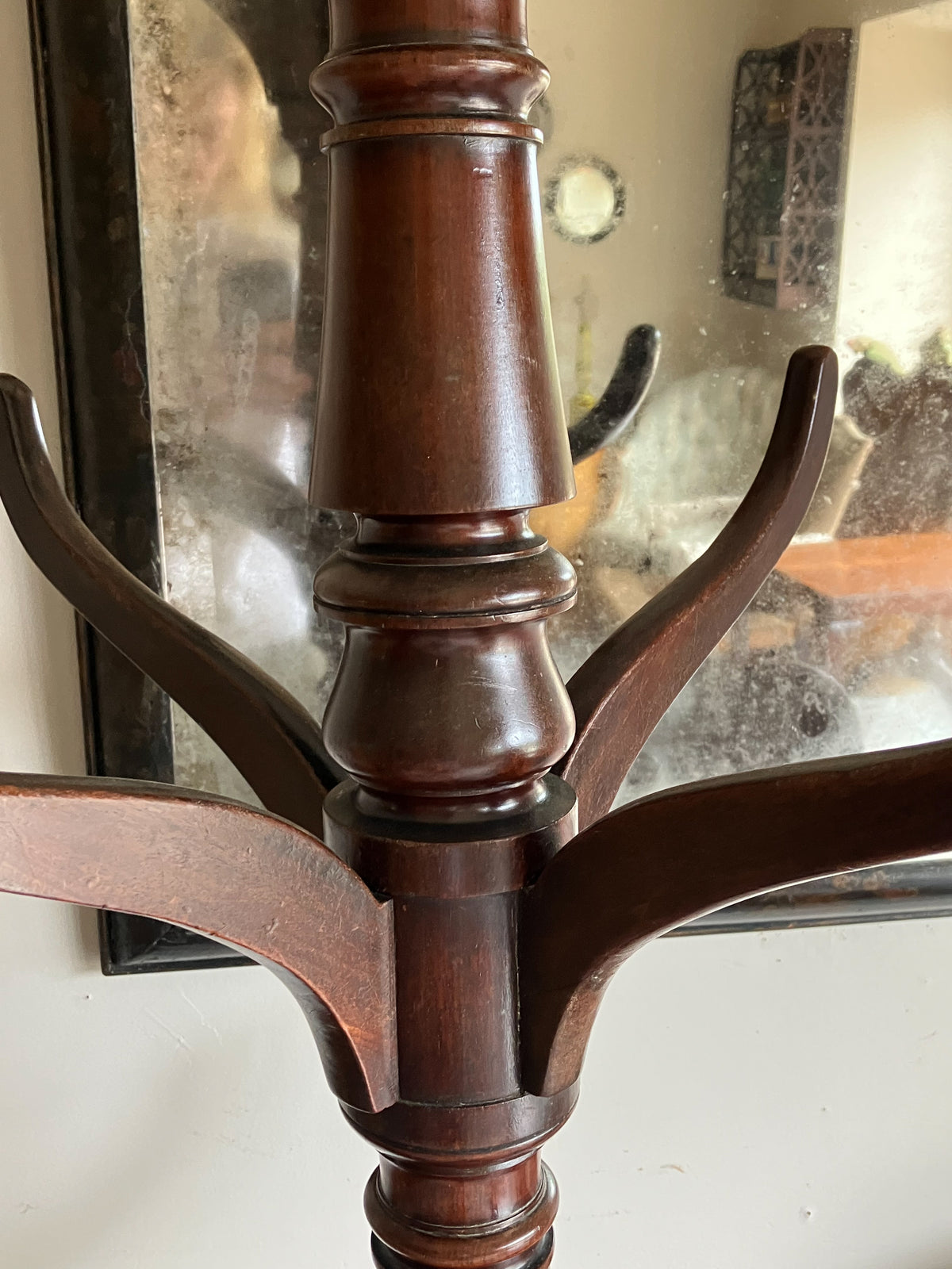 A Mid 19th Century Mahogany Hall Stand