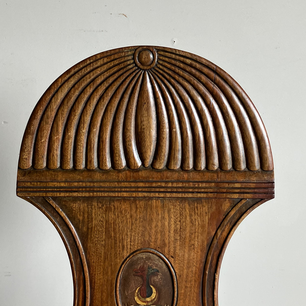 A Set of Early 19th Century Mahogany Hall Chairs