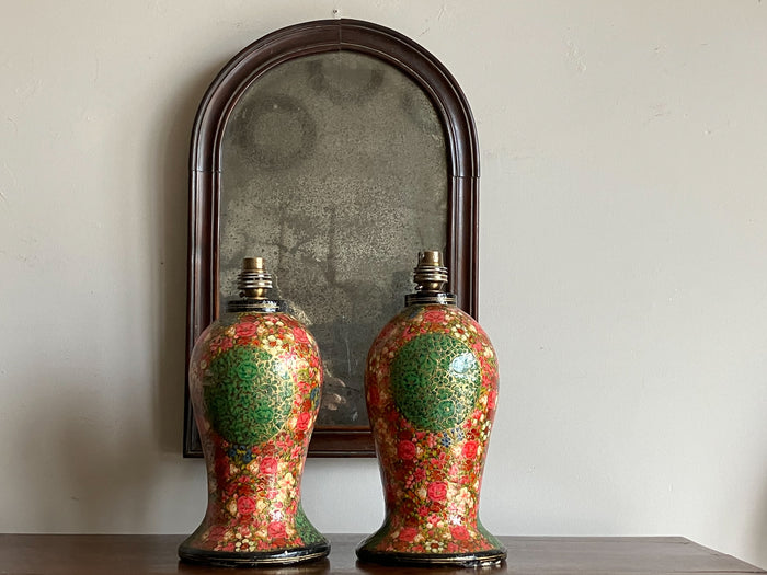 Early 20th Century Kashmiri Vase Lamp Bases