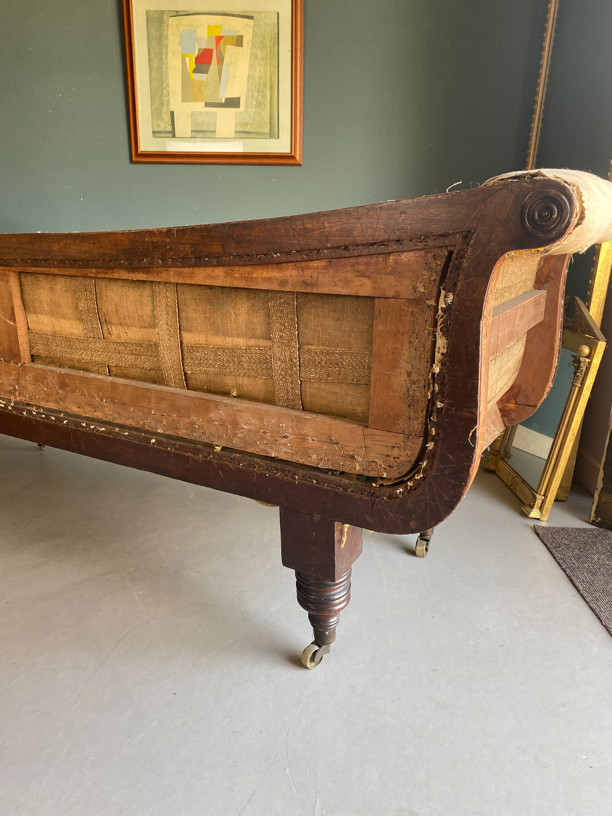 Regency Mahogany Sofa