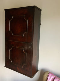 A george ii Mahogany Wall cupboard