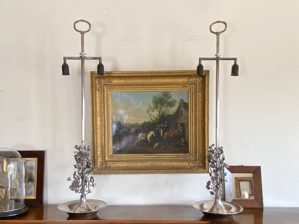 A Pair of Mid Century Spanish Lamps