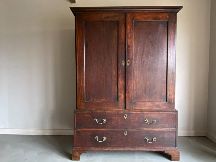 Early 18th Century Mahogany Press Cupboard