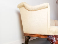 19th Century Upholstered Settee