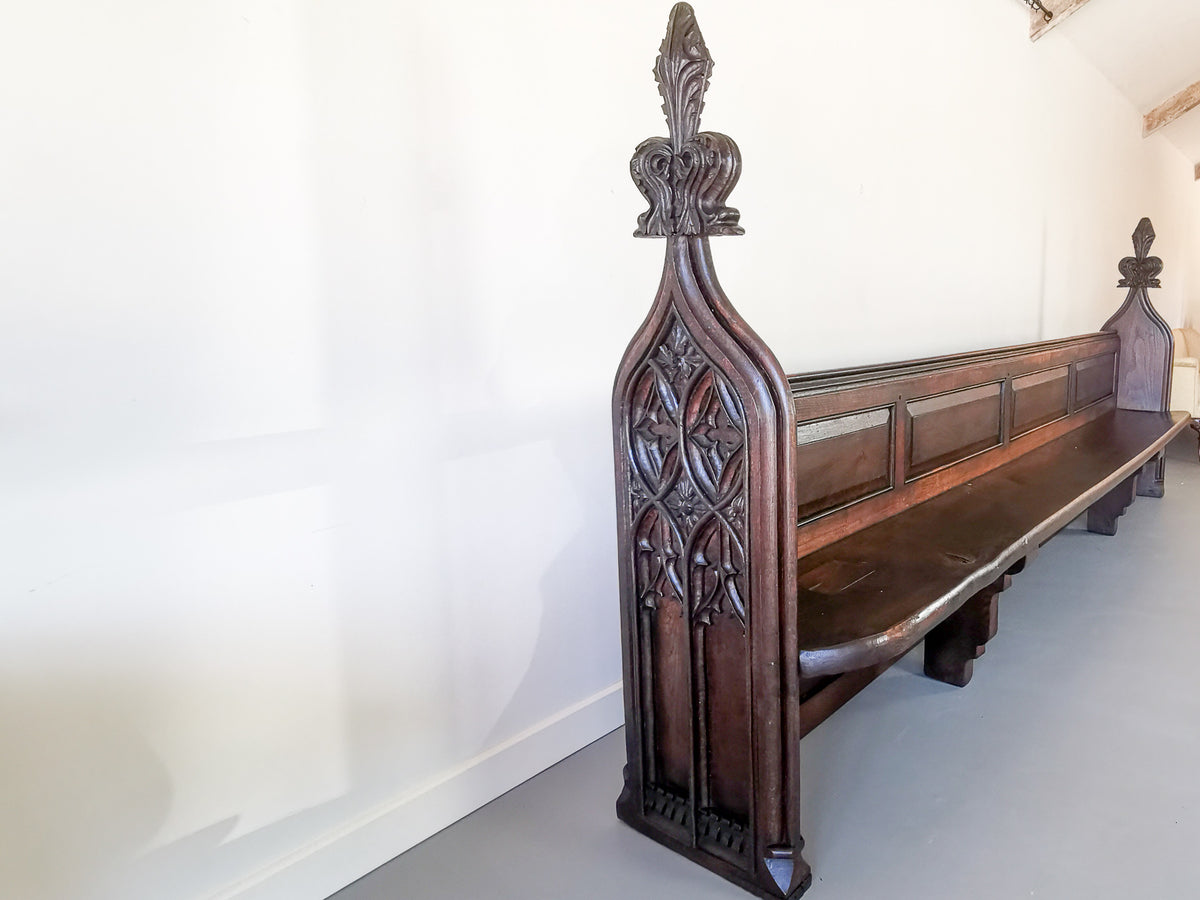 19th Century Cathedral Pew