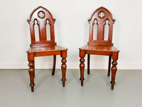 A Pair of Gothic Side Chairs