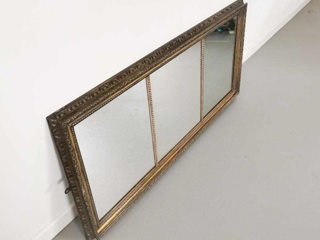 19th Century Triptych Mirror