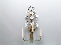 Gilt and Porcelain Wall Light