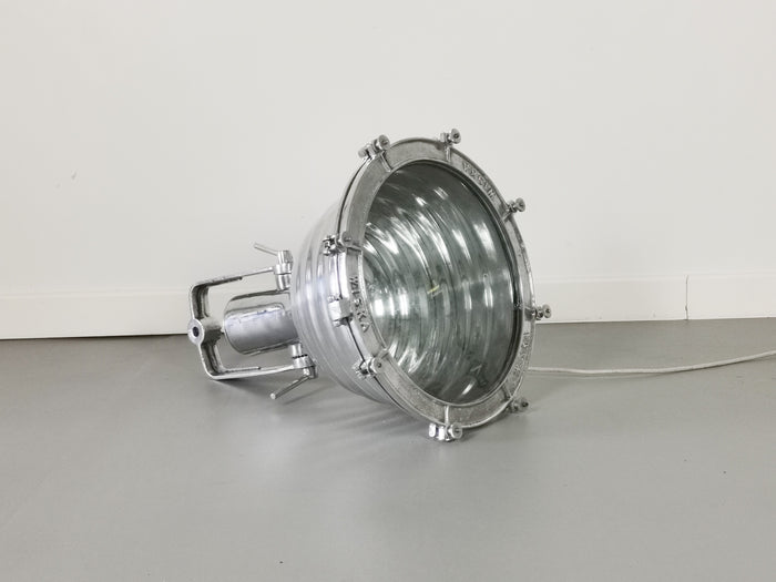 Large Industrial Chrome Light