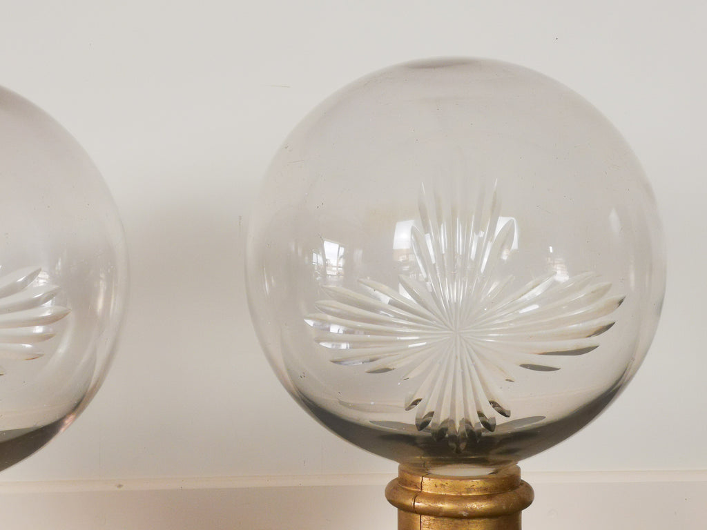 A Pair of 18th Century Globe Lights