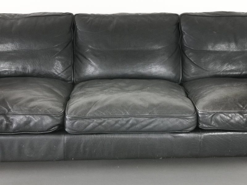 1970's Danish Leather Sofa