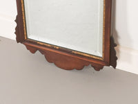 19th Century Mahogany Inlaid Pier Mirror