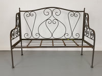 Wrought Iron Seat