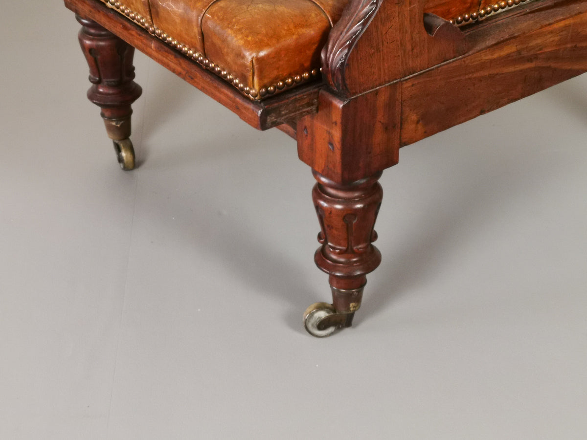 A William IV Mahogany Reclining Chair