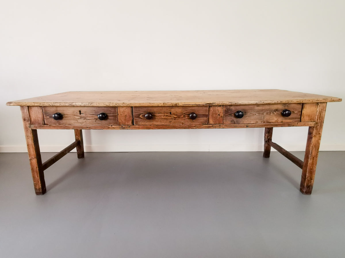 19th Century Pine Scullery Table