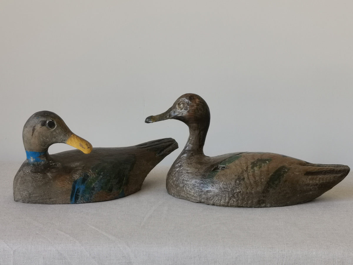 Mid 20th Century Wooden Decoy Duck