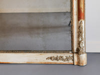 Large 19th Century Painted and Gilt Mirror