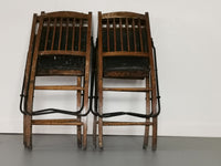 A Set of Six 1920's Folding Chapel Chairs