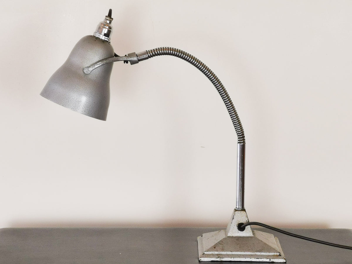 1930's Industrial Machinist Desk Lamp