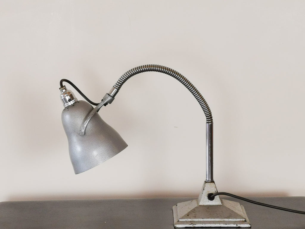 1930's Industrial Machinist Desk Lamp