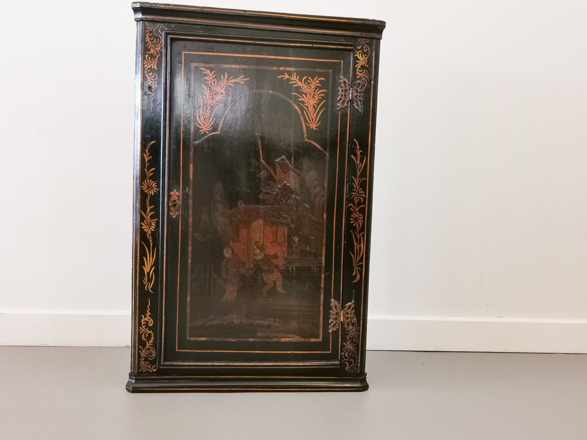 Mid 19th Century Japanese Lacquer Corner Cabinet