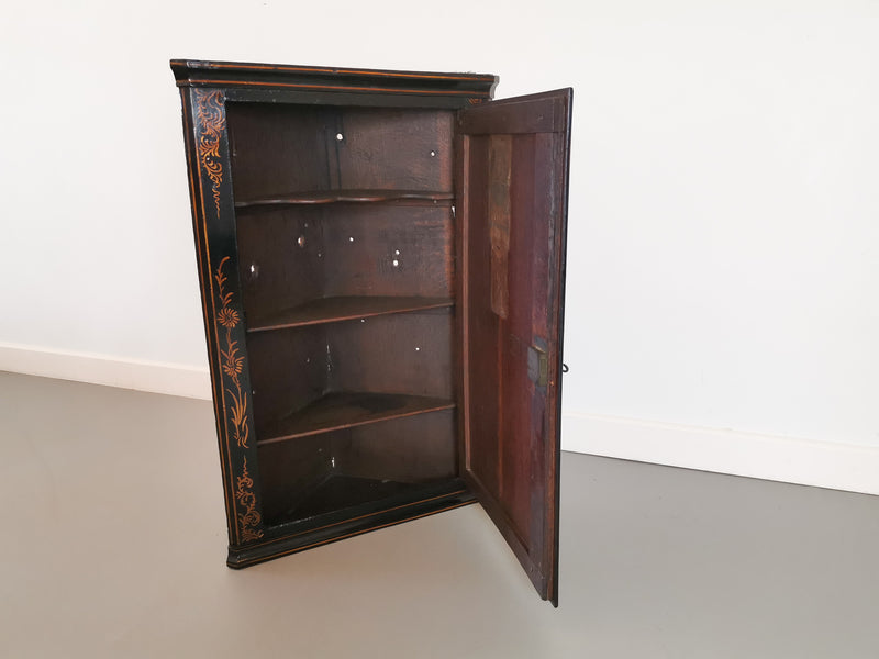 Mid 19th Century Japanese Lacquer Corner Cabinet