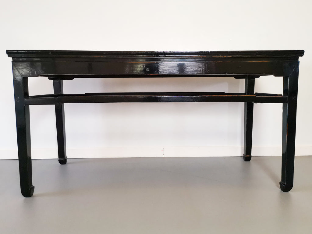 Black Lacquered Chinese Altar Table