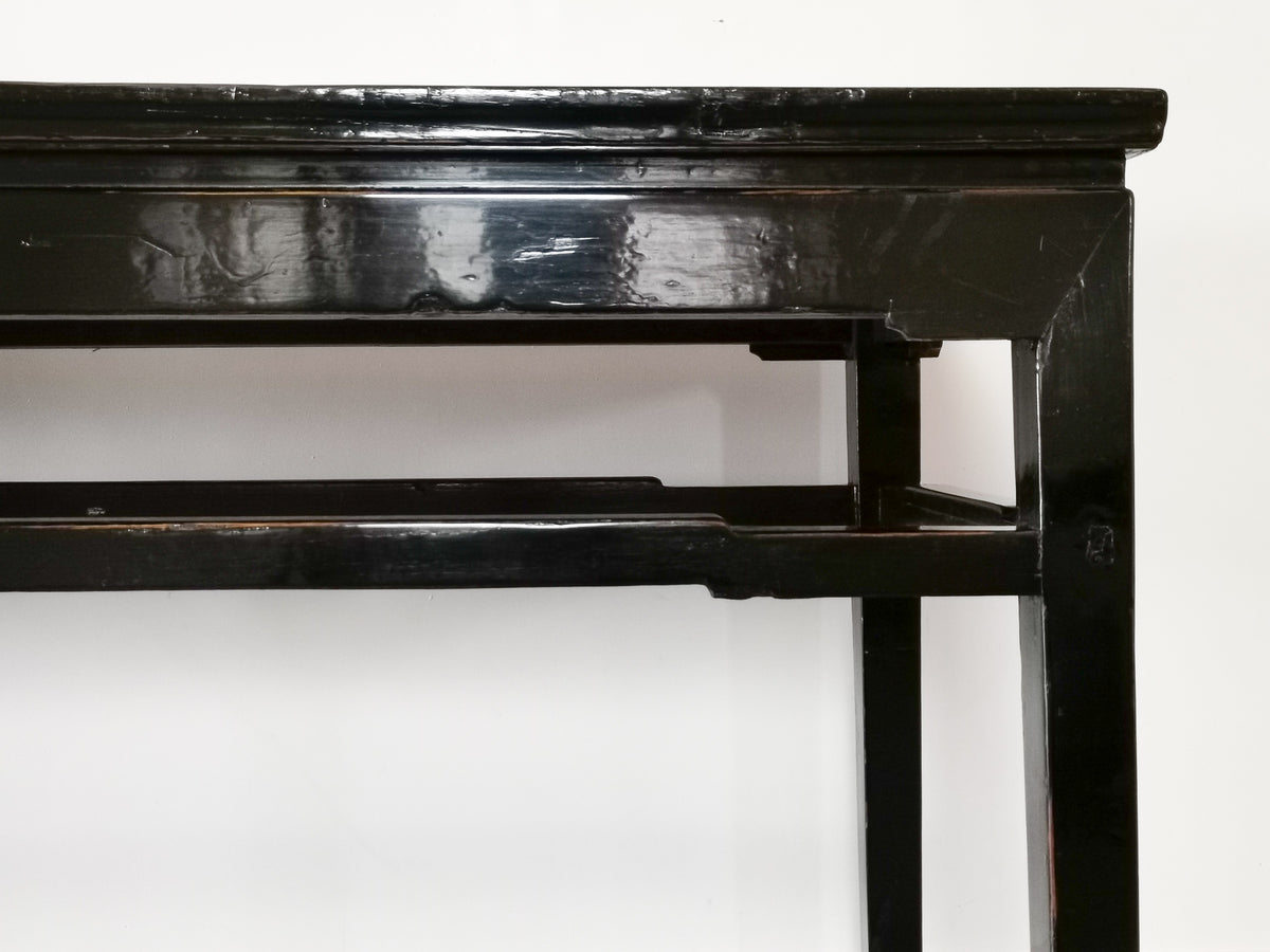 Black Lacquered Chinese Altar Table