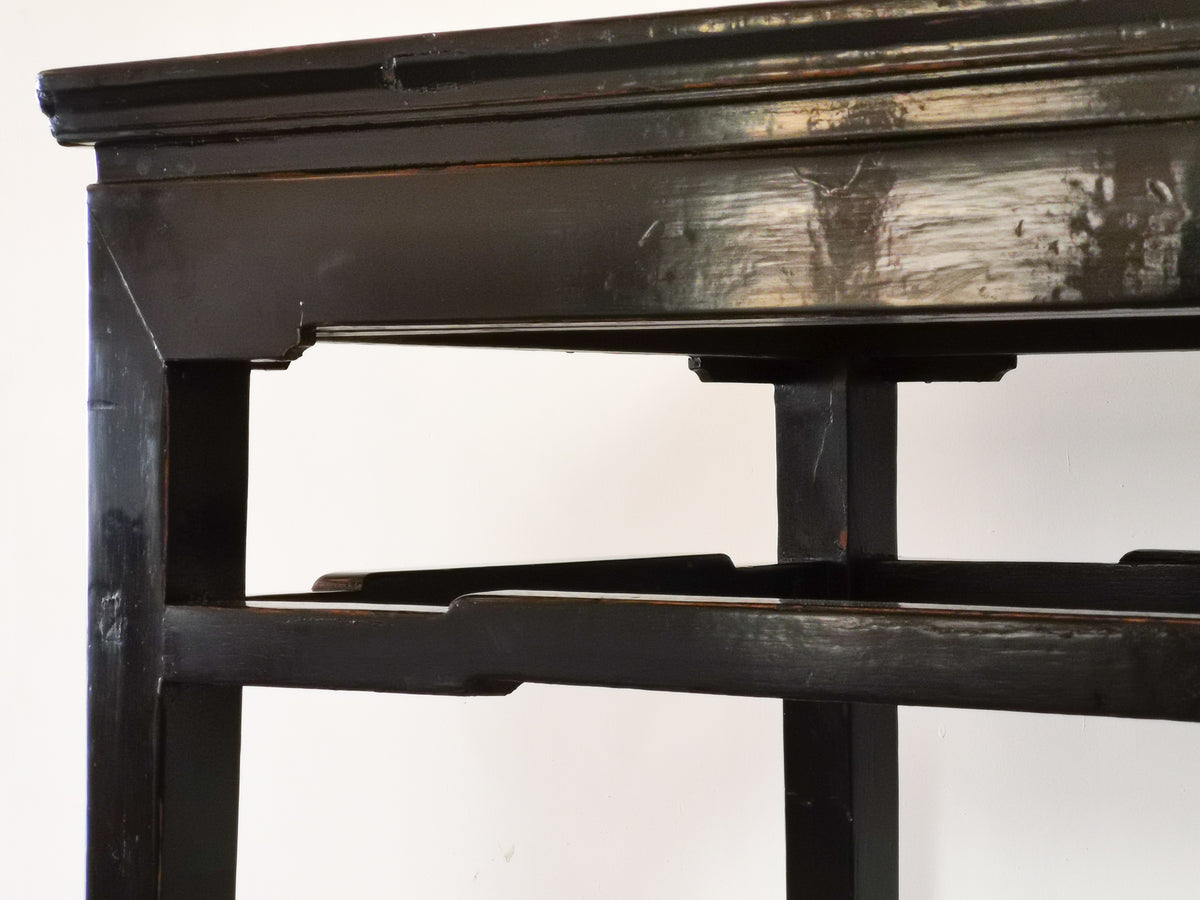 Black Lacquered Chinese Altar Table