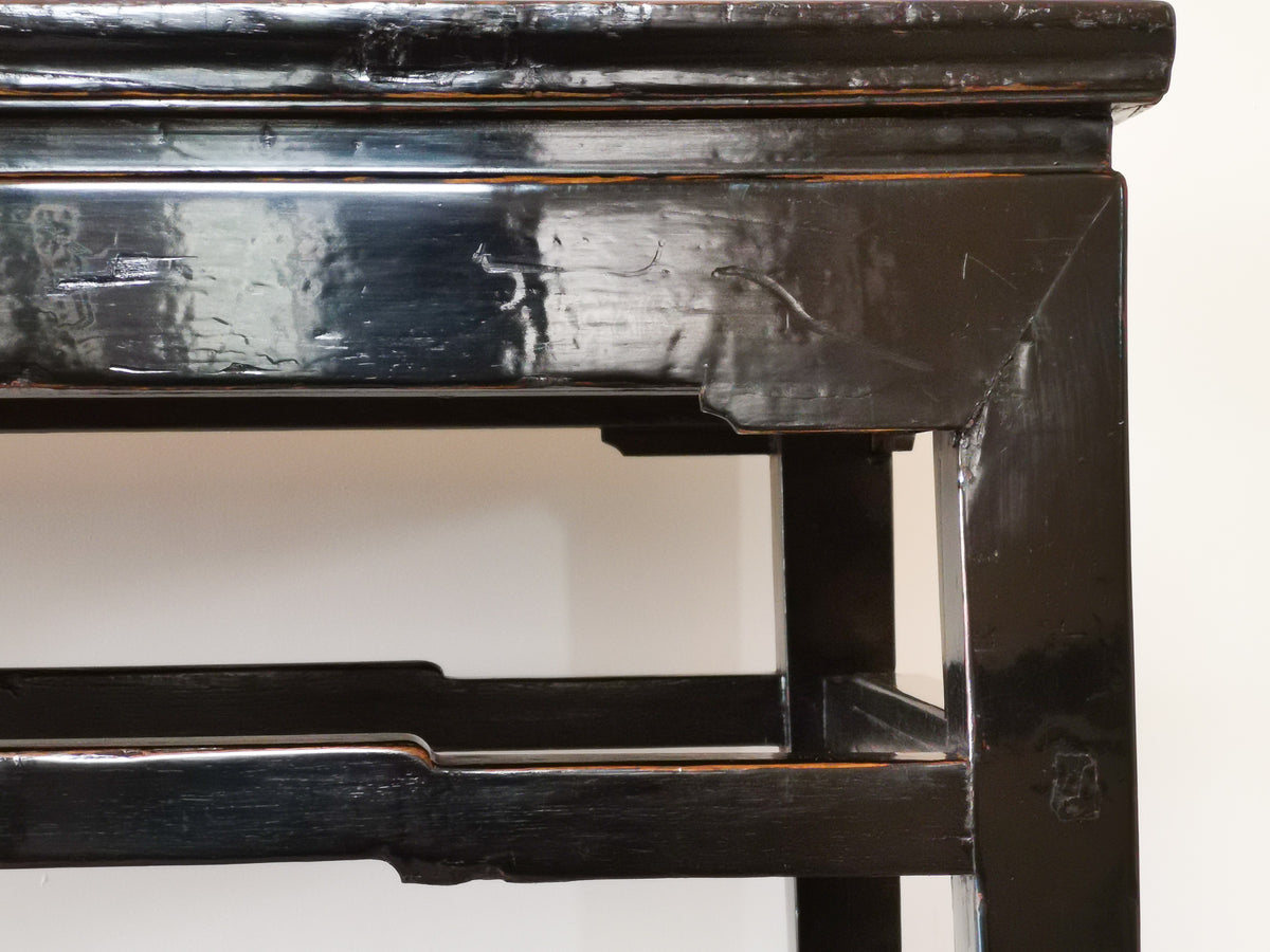 Black Lacquered Chinese Altar Table