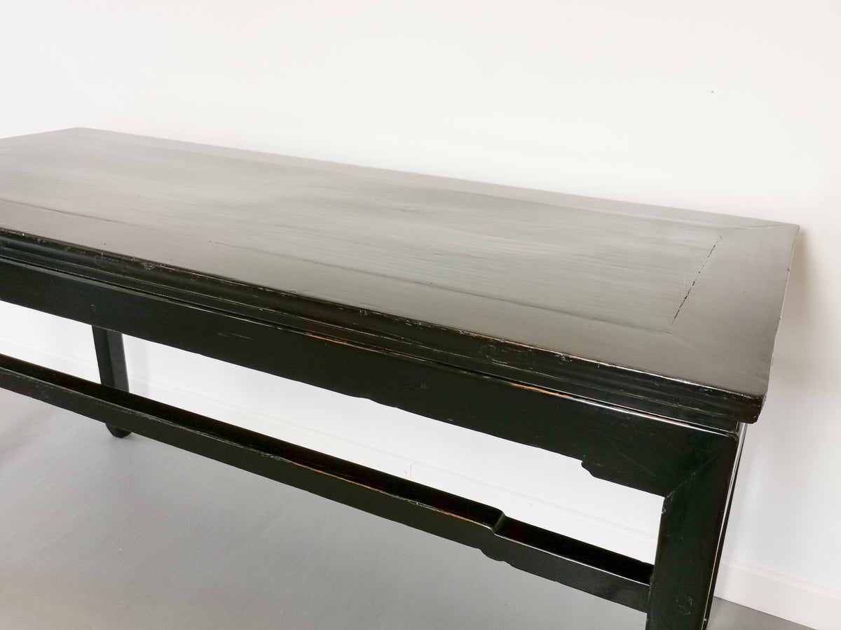 Black Lacquered Chinese Altar Table