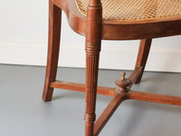 19th Century Satinwood Carver Chair