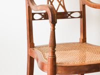 19th Century Satinwood Carver Chair