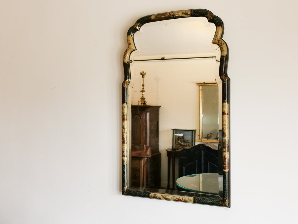 A Late 19th Century Chinoiserie Mirror
