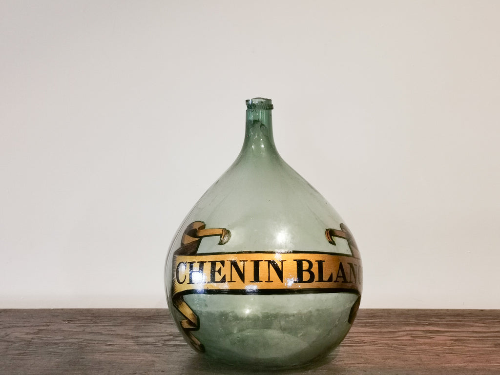 19th Century French Wine Carboy 'Chenin Blanc'