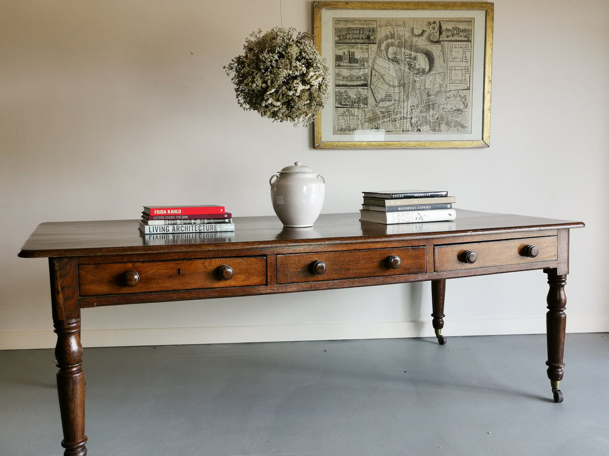 Early 20th Century Library Table